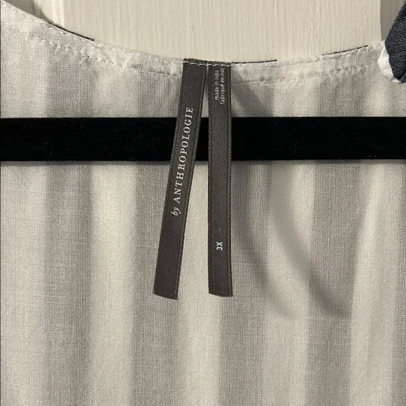 By Anthropologie Bow-Shoulder V-Neck Maxi Dress, 3x - Picture 6 of 8